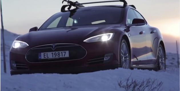 Hoe presteert een Tesla in de winter?
